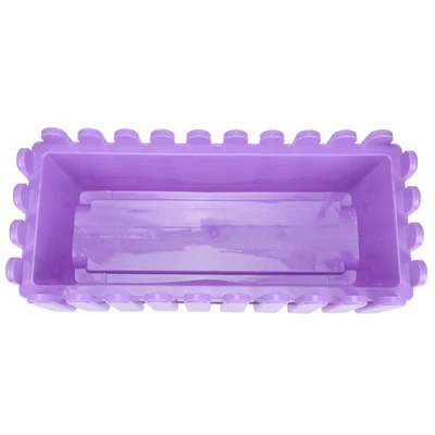  Rectangular Flower Pot Plastic Rectangle Planter Out Door Outdoor - Image 1 of 4