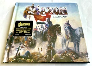 Saxon - Crusader - DELUXE CD with 9 Bonus Tracks in Hard Back Book Case - NEW ! - Picture 1 of 5