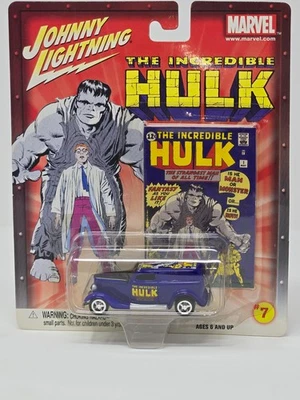 Johnny Lightning collectible die-cast car,featuring The Incredible HULK NOC - Image 1 of 4
