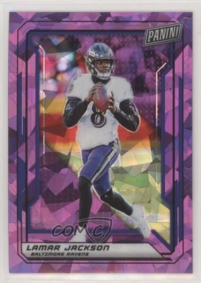 2019 Panini National Convention VIP Purple Prizm /99 Lamar Jackson #15 - Image 1 of 2