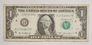2013 $1.00 FANCY SERIAL NUMBER 4 PAIRS WITH BOOKENDS (D17339917F) - Picture 1 of 2