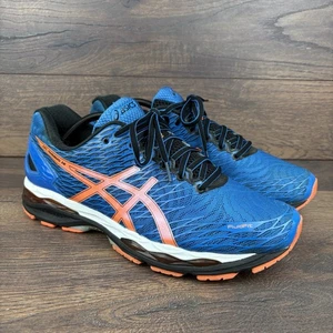 ASICS Gel-Nimbus 18 Men’s Trainers Hot Orange/Blue - Size UK 10 (EUR 45) - Picture 1 of 15