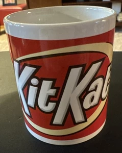 Kit Kat Coffee Mug 12oz 4” Tall 3” Diameter Made By Galerie Advertisement Piece - Picture 1 of 8
