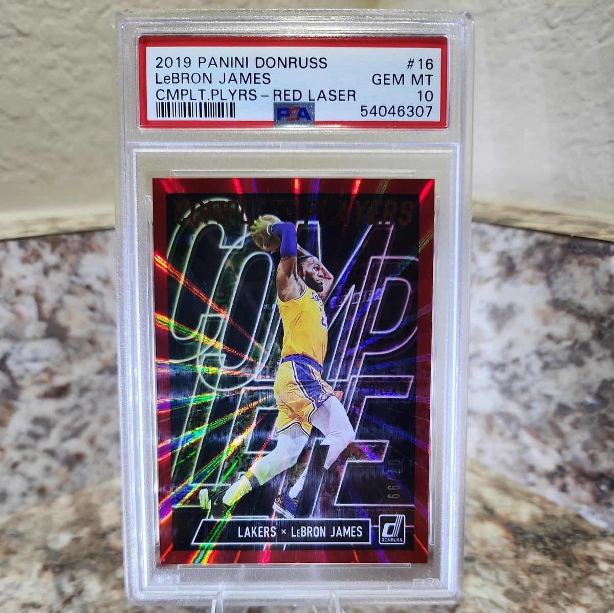 Panini LeBron James 10 Graded Basketball Sports Trading Cards