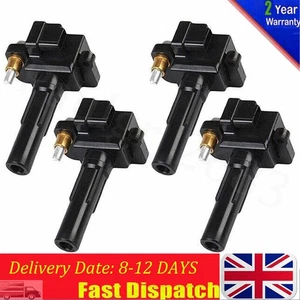 4* IGNITION COIL 22433-AA421 FITS SUBARU FORESTER SF EJ205 IMPREZA SALOON EJ205 - Picture 1 of 8