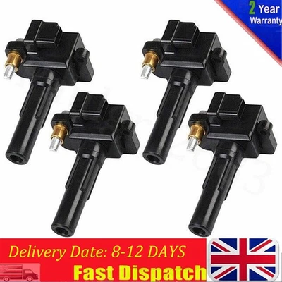 4* IGNITION COIL 22433-AA421 FITS SUBARU FORESTER SF EJ205 IMPREZA SALOON EJ205 - Image 1 of 4