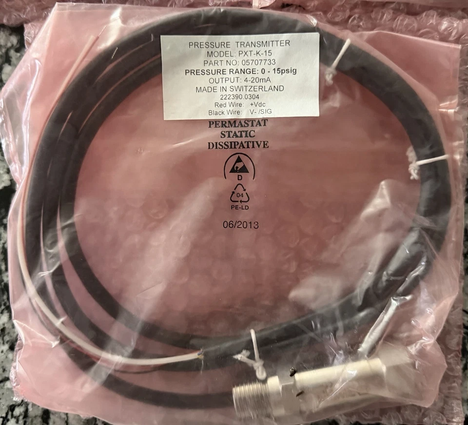 Murphy PXT-K-15 Pressure Transmitter 15 PSIG New In Bag - Image 1 of 1