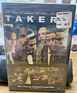 TAKERS NEW & SEALED DVD 2010 Widescreen Matt Dillon Paul Walker Idris Elba T.I. - Imagen 1 de 15