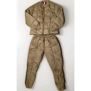 Vintage 1970er Eddie Bauer Gänsedaunen Expedition Jacke Mantel Hose Herren Größe Large USA - Bild 1 von 15