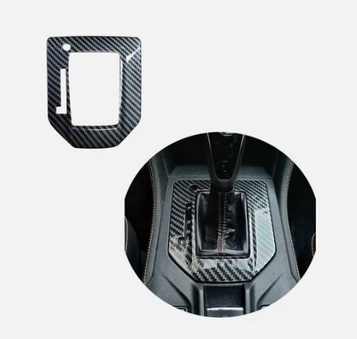 Cubierta de panel de cambio de marchas estilo fibra de carbono ABS para Subaru Impreza 2017-2022 Foto 1 de 4