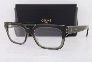 Brand New CELINE Eyeglass Frames CL 50170I 096 Transparent Green For Women 53mm - Picture 1 of 7