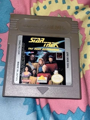 Retro Vintage GameBoy Game Cartridge. Star Trek: The Next Generation. - Image 1 of 3