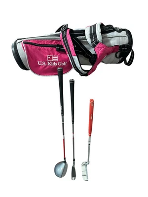 USKG/39 Golf Set 39" Tall Kids Driver/7 Iron/Putter SET-100925T07 - Image 1 of 4