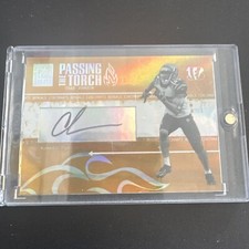 2005 Donruss Elite Passing the Torch Gold Auto /100 Chad Johnson #PT-14 Auto