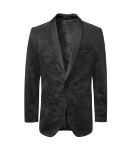 Chaqueta deportiva Skopes Westwood negra de cachemira talla grande para hombre en talla 36-62 - Imagen 1 de 16
