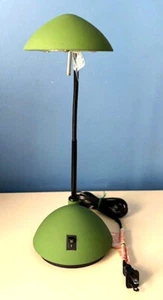 VTG ADJ PORTABLE LAMP-Black Arm, Green Gooseneck OR Blk/Silver/Wt Gooseneck-PICK - Picture 1 of 30