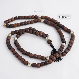 Orthodoxes Gebetsseil, Christlicher Rosenkranz aus Holz, Komboskini 30 Perlen, Gebetsperlen - Bild 1 von 6