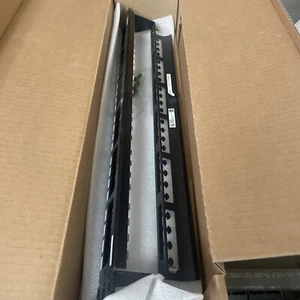 Panduit CP24WSBLY 24-Port Flat Patch Panel, Black - Picture 1 of 2