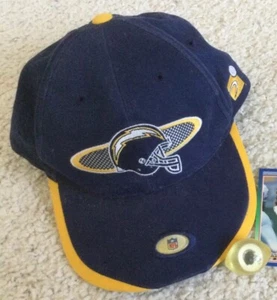 NFL San Diego LA Chargers blue hat, superball rubber ball football - Picture 1 of 7