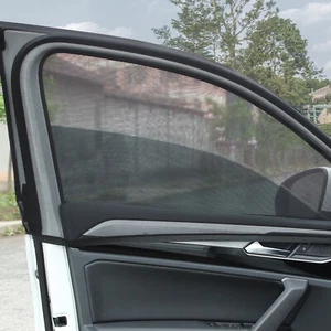 2PC Car Window Screen Door Covers Universal Side Car Window Shades Mosquito Net - Picture 1 of 12