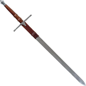 Authentic William Wallace Sword Replica by Whetstone - 40.75" Double-Edged Blade - Picture 1 of 4