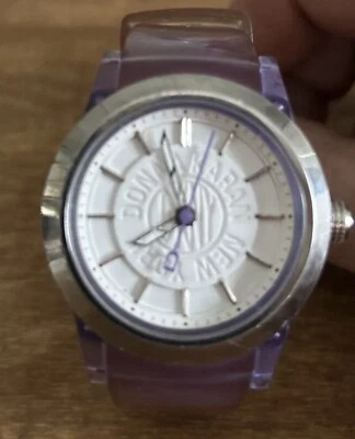 Reloj analógico de cuarzo de plástico transparente para mujer DKNY NY-4859 ver descripción Foto 1 de 4