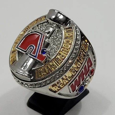 1977 Québec Nordiques WHA Avco Cup Championship Ring Cover