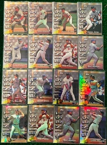 1997 Topps Baseball Interleague 16 Card Mystery Finest Regular/Refractor Lot - Picture 1 of 1
