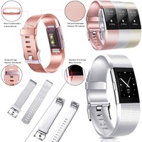 S/L For Fitbit Charge 3 2 Replacement Silicone Band Bracelet Strap Wristband New