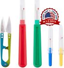 5 Pieces Colorful Seam Ripper Assortment Thread Remover Kit 2 Big and 2 Small US