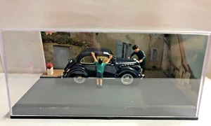 Diorama La Ruta Azul Coche Panhard Dyna X El Lavado 1/43 Ixo Altaya - Imagen 1 de 4