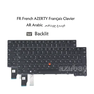 French / Arabic Laptop Keyboard for Lenovo Thinkpad X13 Gen 2 / Gen 3, Backlit - Picture 1 of 5