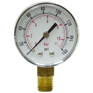 160 PSI 2" LM Dry Gauge CDS-5P-010A Dynamic 2140-160 - Imagen 1 de 1