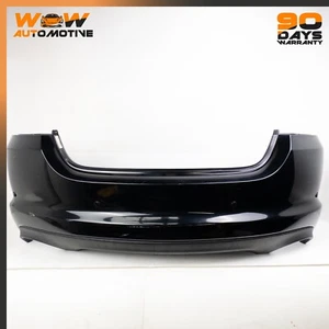 09-15 JAGUAR XF X250 REAR BUMPER COVER ASSEMBLY PARKING ASSIST BLACK OEM - Picture 1 of 23