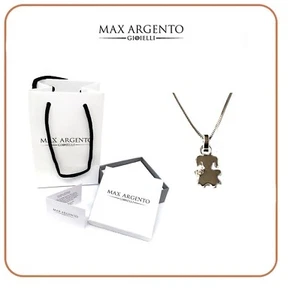 COLLANA E CON CIONDOLO BIMBA CON ZIRCONI ARGENTO 925 - Foto 1 di 4