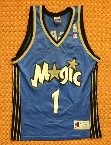 Orlando Magic, vintage NBA shirt by Champion, Small - Medium, 40, #1 McGrady Cover