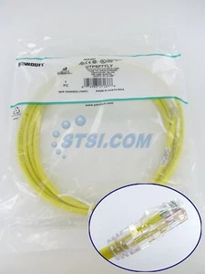 Cable/cable de conexión modular de red Panduit UTPSP7YLY Cat6, amarillo 7 pies ~STSI - Imagen 1 de 3