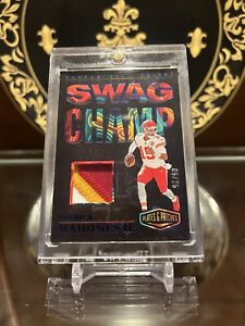 2023 panini plates and patches Patrick Mahomes SWAG CHAMP /25 SC-PM T.C.P.