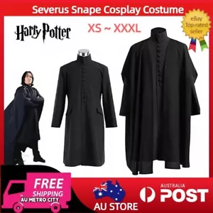 Harry Potter Professor Severus Snape Cosplay Costume Hogwarts Outfit Halloween - Bild 1 von 15