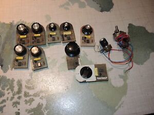 LOT OF POTENTIOMETERS CAPACITORS Mouser B10k,  alpha B5k , others