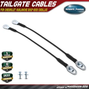 2x Driver & Passenger Tailgate Support Cable for Chevy Avalanche Cadillac 07-13 - Bild 1 von 9