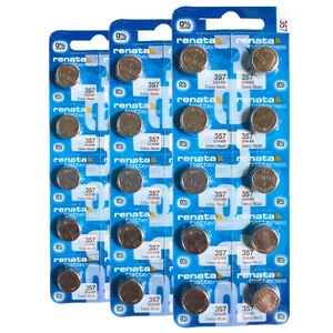 357 SR44W Renata Watch Batteries Silver Oxide 1.55v Battery choose quantity UK - Picture 1 of 18