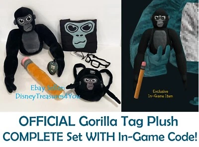 ANOTHER AXIOM Gorilla Tag Plush WITH Game Code! Official Monke Plushie Axiom Juniper/Makeship
