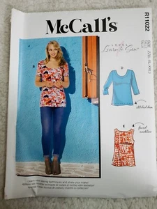 McCall’s R11022 ☆ Misses Summer Tops patrón de costura ☆APRENDE A COSER▪TALLA▪︎L▪︎XL▪︎XXL - Imagen 1 de 2