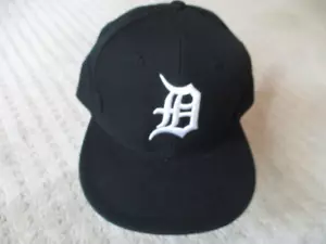 Detroit Tigers Hatco Marke Größe 7 3/4 Mütze nicht verstellbar Kappe Original flache Krempe - Bild 1 von 6