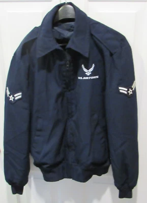 Wool Blend Blue Jacket w/ Liner Official Air Force sz 42L Long USAF DSCP 42 VGC - Image 1 of 4
