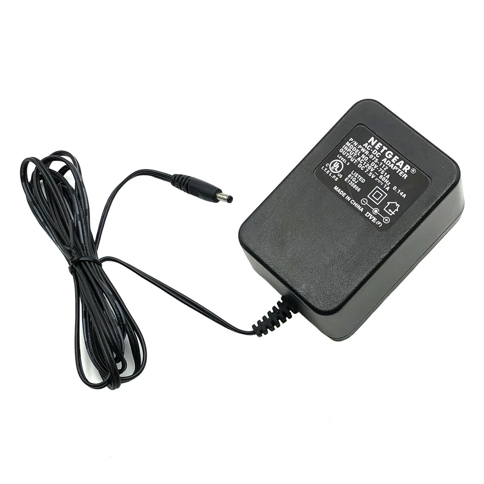 Genuine AC Power Adapter for Netgear FS105/v2 FS108v2 FS605 Ethernet Switch - Image 1 of 4