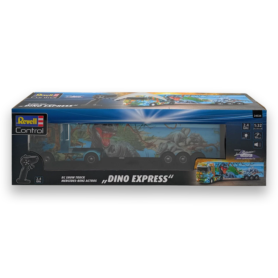Revell Control RC Show Truck Mercedes Benz Actros "Dino Express" Auto Kinderauto - Bild 1 von 1