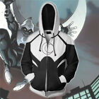 Marvel Super Hero Moon Knight 3D Hoodie Sweatshirt Cosplay Coat Zipper Jacket