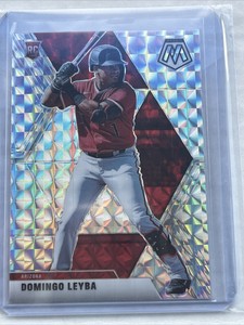 Domingo Leyba 2020 Panini Chronicles Mosaic Silver Prizm Rookie RC #11 DBacks